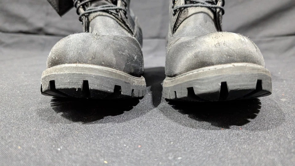 Botas Timberland anti-fadiga preta camuflada náilon EUA tamanho 8.5 - Imagem 3 de 4