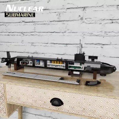 NEW MOC Virginia Class Nuclear Submarine Model Building Bricks