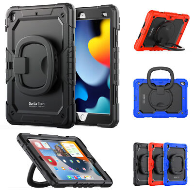 Hülle für iPad 10.2 9./8./7. Gen/Air3 10,5' 360 drehbarer Schulterpanzer Ständer