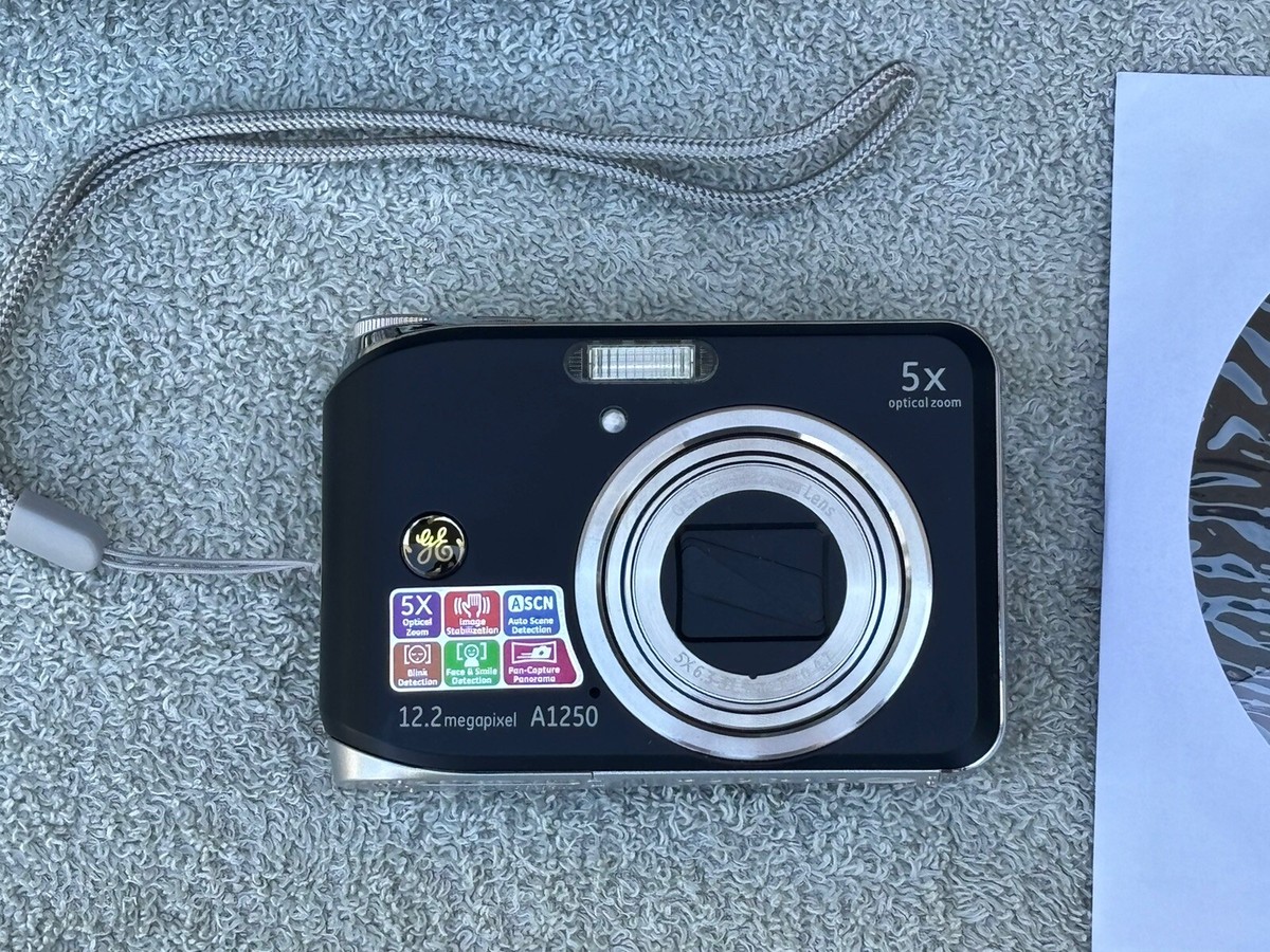 General Electric Digital Still Camera GE A1250 12.2MP 5x Zoom W