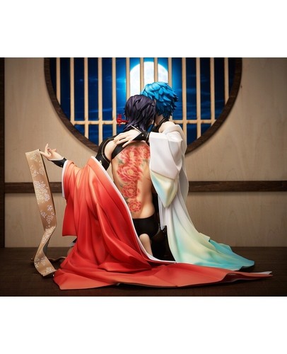 Native BINDing Aoba & Koujaku 1/6 Scale PVC Figure 20cm & 18cm - Picture 6 of 14