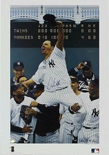 David Wells NY Yankees MLB Perfect Game Autographed 19x27 Lithograph poster 