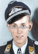 WW2 Picture Photo Erich Hartmann Most Famous German Ace 7445