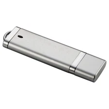 USB 2.0 128MB 256MB 512MB 1GB 2GB 4GB 8GB Flash Drive Silver Cap Design Bulk