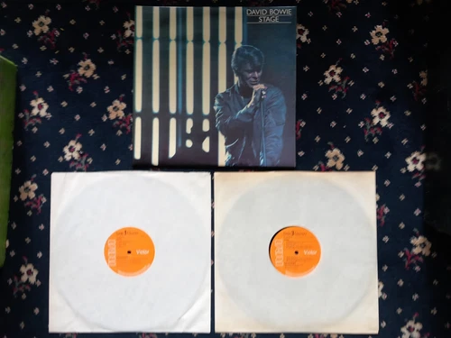 DAVID BOWIE - STAGE. UK ORIG 1978 12" DOUBLE LP/ALBUM. EX+/EX+