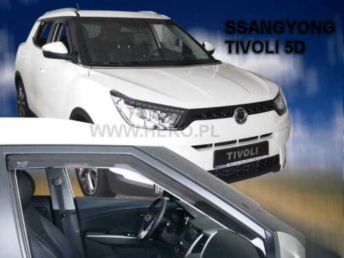 Deflectores de viento para SSANGYONG TIVOLI / XLV 2015 -> 5 puertas 4 piezas HEKO 28913 - Imagen 2 de 5