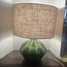 360 Lighting Gordy Modern Accent Table Lamp Handcrafted 20 1/2" High Ribbed