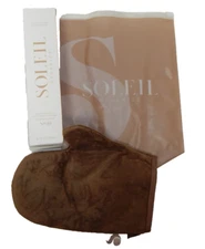Soleil Organics Skin Perfecting Self‑Tanning Mousse No. 10 6.7 oz & Luxe Mitt