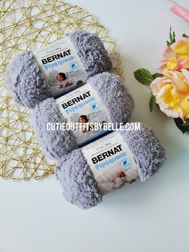 Bernat Pipsqueak Yarn, 3 SKEINS LOT ( 100g/3.52 oz), Polyester Bulky #5 Yarn, - Picture 15 of 21