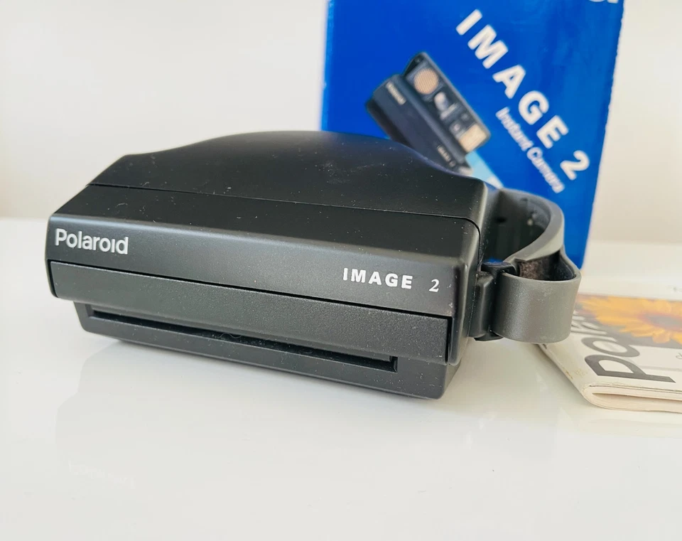 Polaroid Image 2 con PELLICOLE (10 foto) Instant Camera boxed, manual CARTRIDGE - Immagine 4 di 4