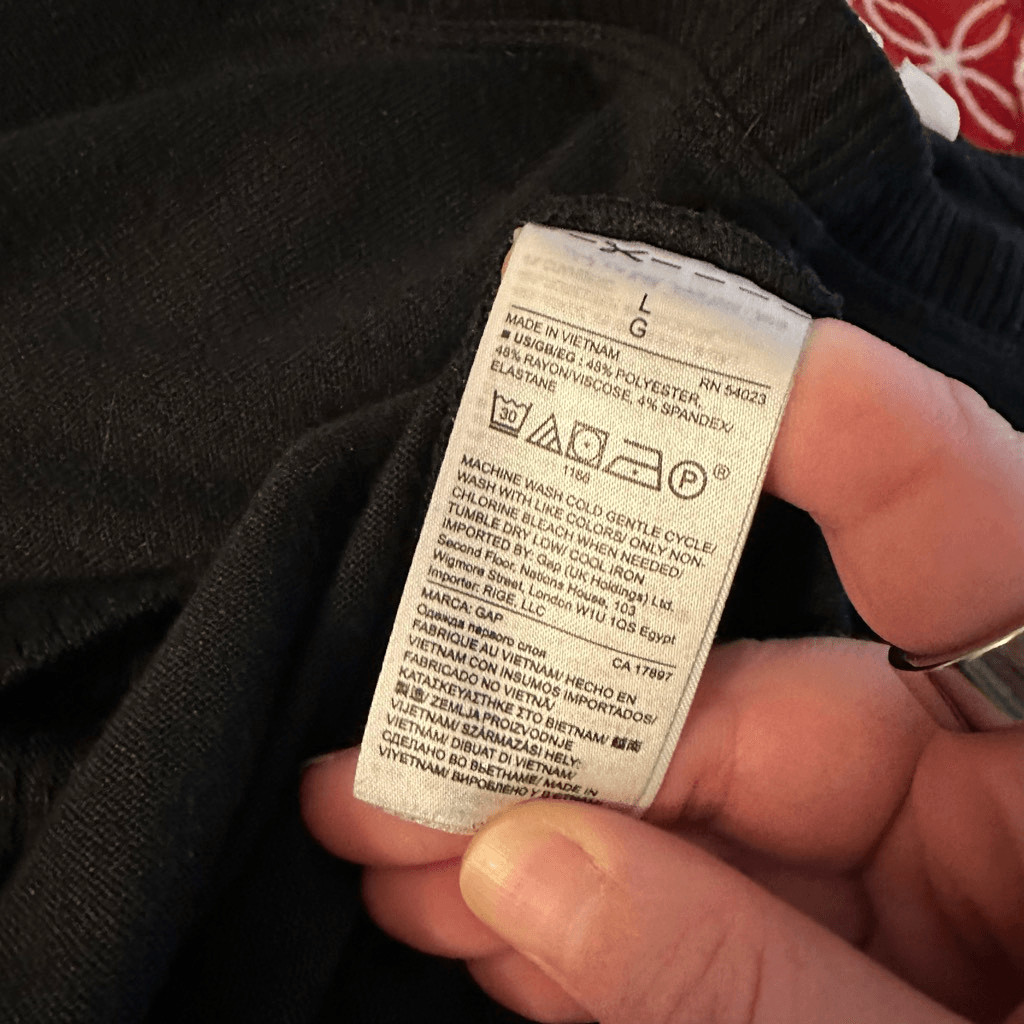 GAP Women’s Solid Black Lightweight Crew Sweater … - image 11