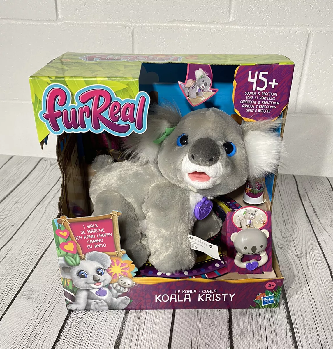 New!FurReal Friends Koala Kristy Interactive Plush Pet Toy 45+ Sounds,  Reactions