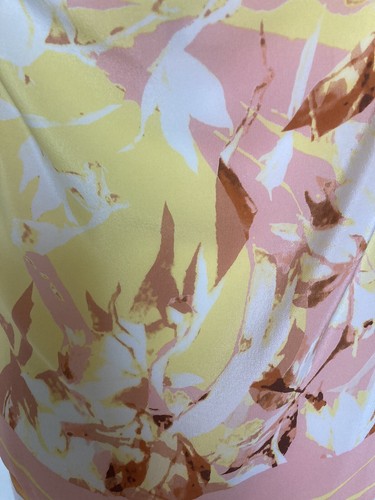 BNWOTš©¶LOUIS FERAUD ~ Pretty Pink/Yellow SILK Camisole Sz UK 14 / F44/ USA12š©¶ - Picture 7 of 9