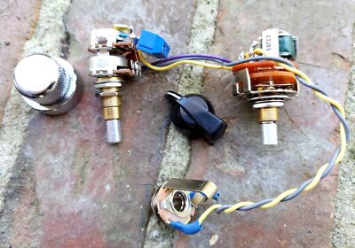 P Bass Harness Solderless Stacked Pot Vol/Tone 6 way Varitone KellingSound 