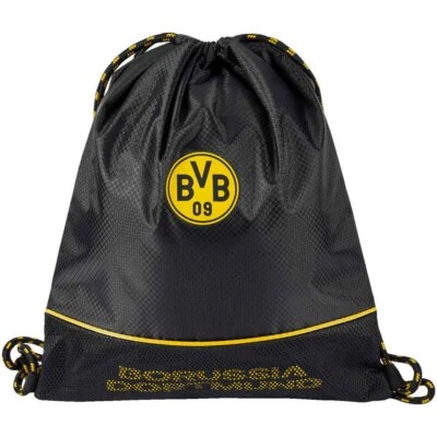 BVB Turnbeutel Borussia Dortmund Sportbeutel Tasche Logo Schwarzgelb Fanartikel