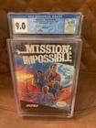 1990 NES Nintendo Mission Impossible Factory Sealed Graded CGC 9.0 A