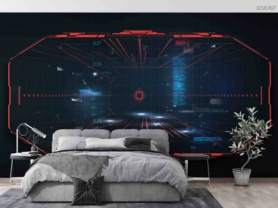 3D Future Technology Space Wallpaper Wall Murals Removable Wallpaper 861