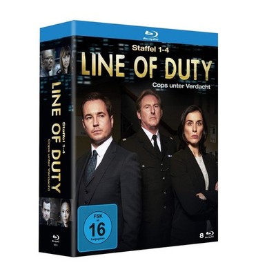 LINE OF DUTY (SEASON 1-4) (8 BLU-RAYS) - JAMES,LENNIE/+  8 BLU-RAY NEU