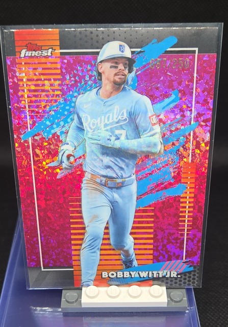 2026 Topps Finest Uncommon Bobby Witt Jr. #107 Magenta Mini Diamond Royals /250