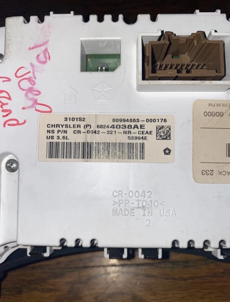 Grupo velocímetro Jeep Grand Cherokee 2013-2021 0507022789R Foto 3 de 3