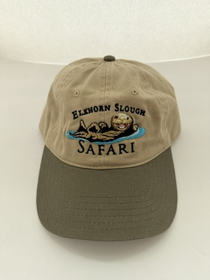 #ad Chillin Otter ElkHorn Slough Safari Dad hat Embroidered w A Brass Slide Buckle $20.00