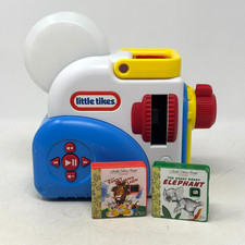 LITTLE TIKES Story Dream Machine Projector VIDEO 2 Books Saggy Elephant Lion