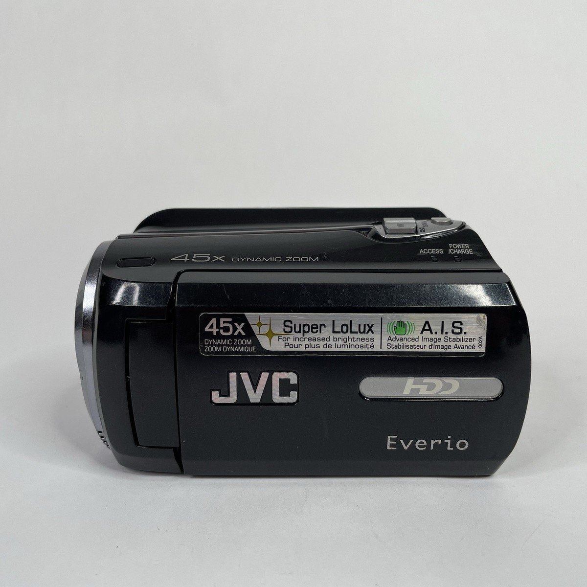 JVC Everio G Series 45X Zoom Camcorder 80GB Hard Disk GZ