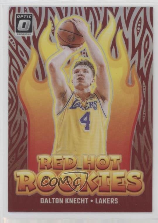 2024 Panini Donruss Optic Red Hot Rookies Holo Prizm Dalton Knecht #10 RC 1e6a