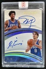 2016-17 Panini Immaculate Dario Saric Joel Embiid Dual Auto Autograph #/49