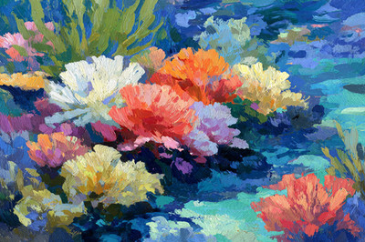 Great Barrier Reef 36x24 Giclée Art Print Ltd 1/25 Signed COA Rombley H2