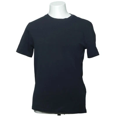 Zara, t-shirt, taille : L, bleu, coton/élasthanne, monochrome, homme #Xei - Photo 1/4