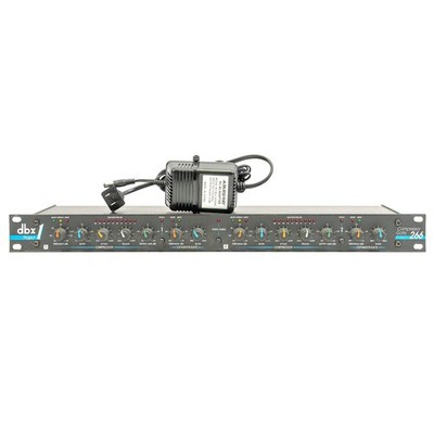 dbx Project 1 Model 266 - Dual Channel Compressor / Gate with Power Supply