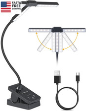 51 LED Music Stand Light, Folding Rechargeable Clip on Light, Portable Profes