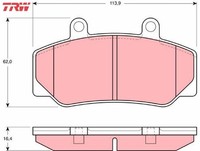 TRW GDB970 Bremsbelagsatz FüR Scheibenbremse Bremsbelagsatz BremsbeläGe