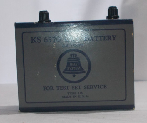 Vintage KS 6570 Dry Battery Bell System Type 3D EXCELLENT Almost FULL CHARGED