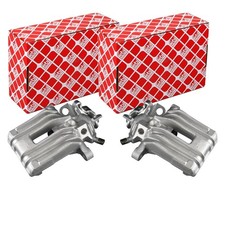 2X FEBI BREMSSATTEL SATZ HINTEN PASSEND FÜR AUDI A3 TT SEAT CORDOBA IBIZA LEON