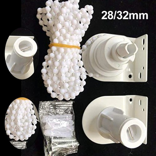 Roller Blind Repair Fitting Kit 28mm 32mm Tube Chain Brackets Spare Parts Set UK - Picture 15 of 16