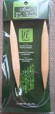 Clover Takumi Bamboo Circular Knitting Needles No. 19 24" 3016/24-19