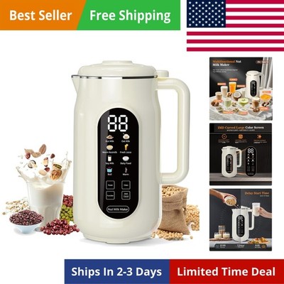 10 in 1 Nut Milk Maker Machine, 42oz IMD Screen Almond Milk Maker, Soy Milk M...