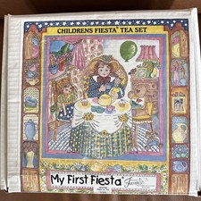 My First Fiesta Tea Set Homer Laughlin USA Children's Fiesta in Original Box