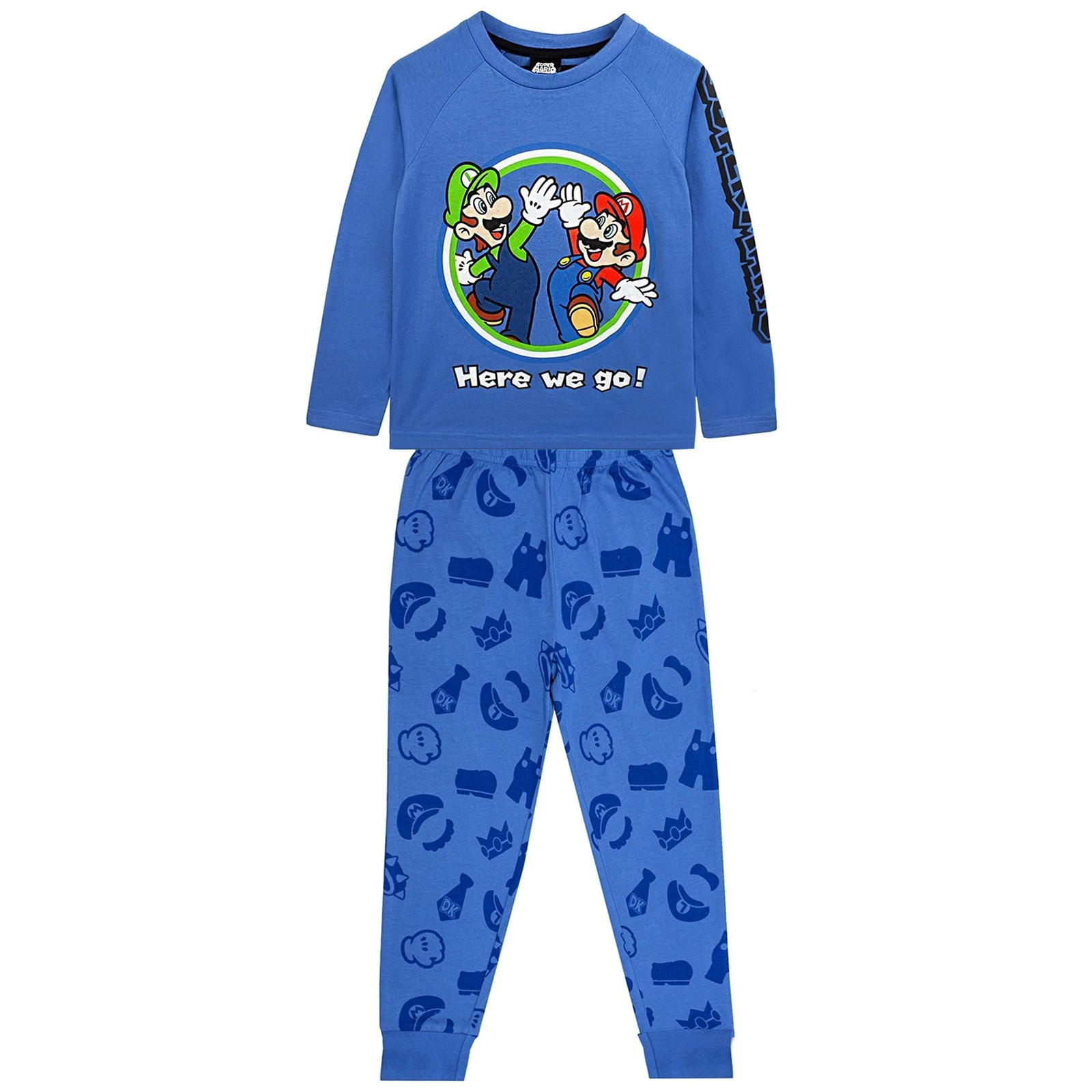 Super Mario Juego de Pijama de Luigi Niños (NS6727)