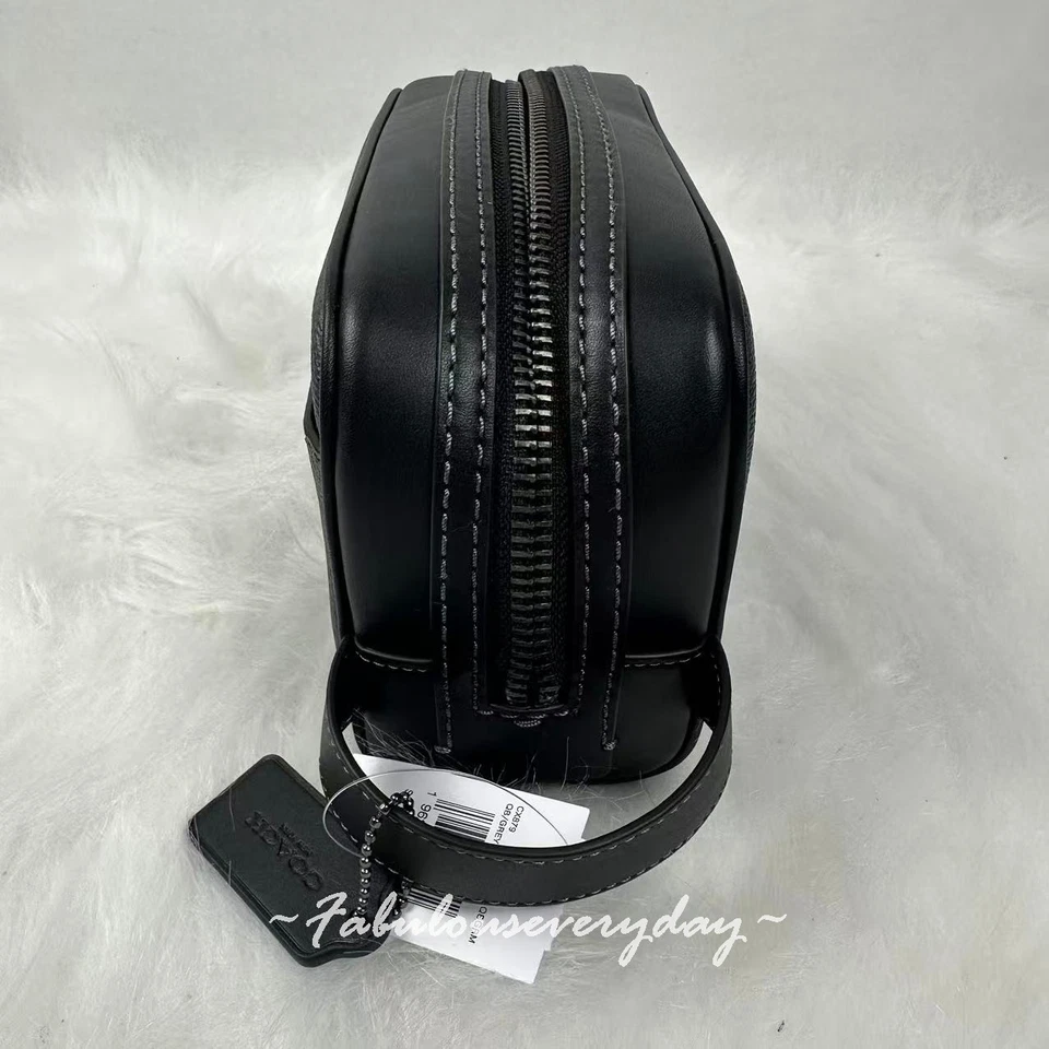 Kit de viaje Coach pequeño con estampado de camuflaje exclusivo en gris multi CX879 NUEVO CON ETIQUETAS Foto 3 de 4