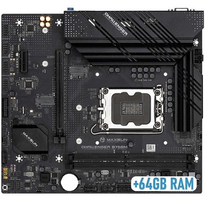 Hauptplatine Micro-Atx B760m Ddr4 64gb RAM 12°13°14° Gen.I7 I9 Gaming Pcie