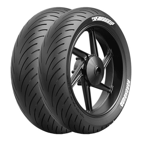 TYRE PAIR EUROGRIP 120/70-17 (58W) + 120/70-17 58H ROADHOUND
