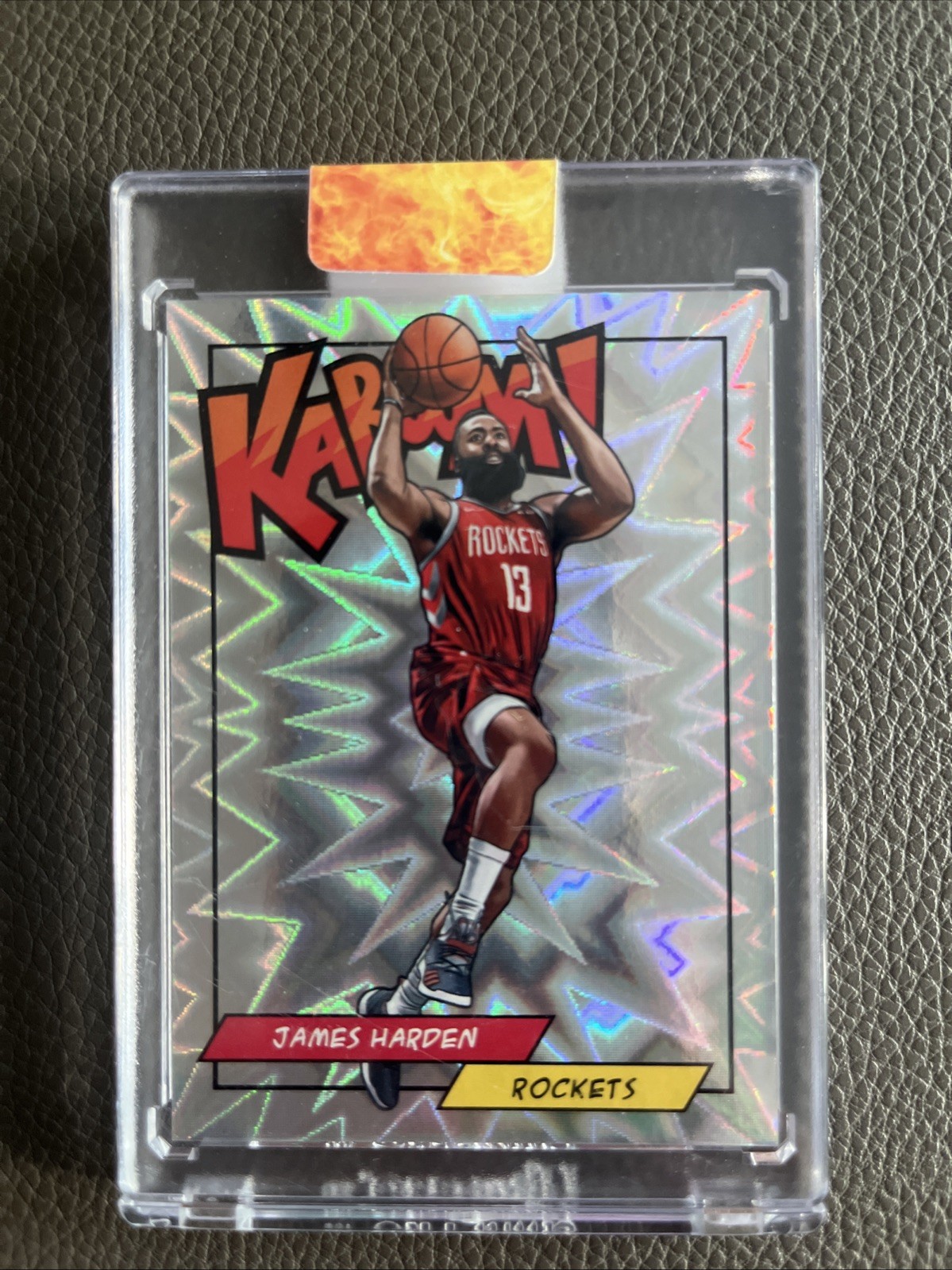 2018 Panini Basketball James Harden #K-JH Kaboom! Rockets Case Hit SSP