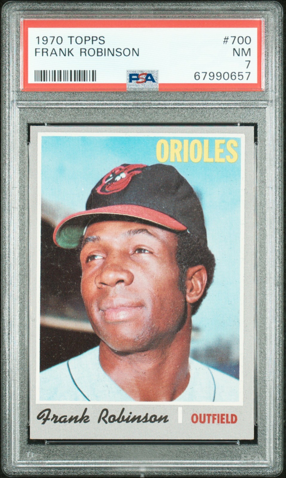 1970 Topps Frank Robinson #700 - PSA 7 - HOF