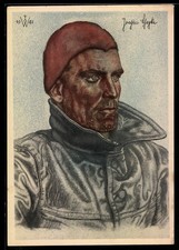 Künstler-AK Willrich: Kapitänleutnant Joachim Schepke, erfolgr. U-Boot-Kommanda 