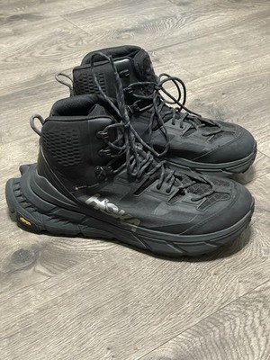 Hoka One One Tennine Hike GTX Hiking Boots Mens 10 D Black 1113510 BDGGR