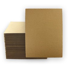 50 EcoSwift 11x14 Corrugated Cardboard Filler Inserts Sheet Pads 1/8 Thick La...