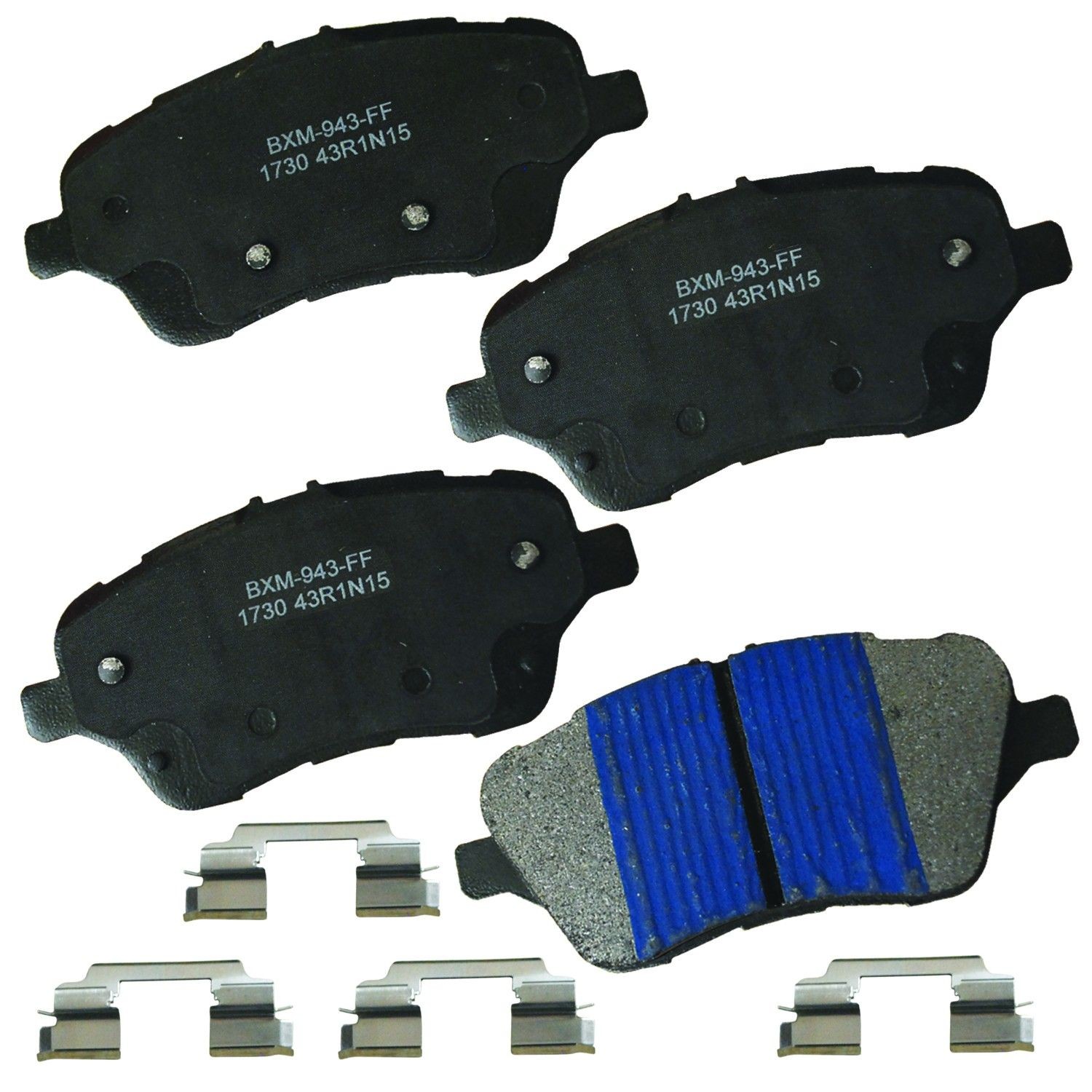 Bendix SBM1730 STOP BY BENDIX Disc Brake Pad For 14-19 Ford Fiesta